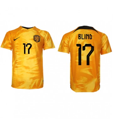 Nederland Daley Blind #17 Hjemmedrakt VM 2022 Kortermet